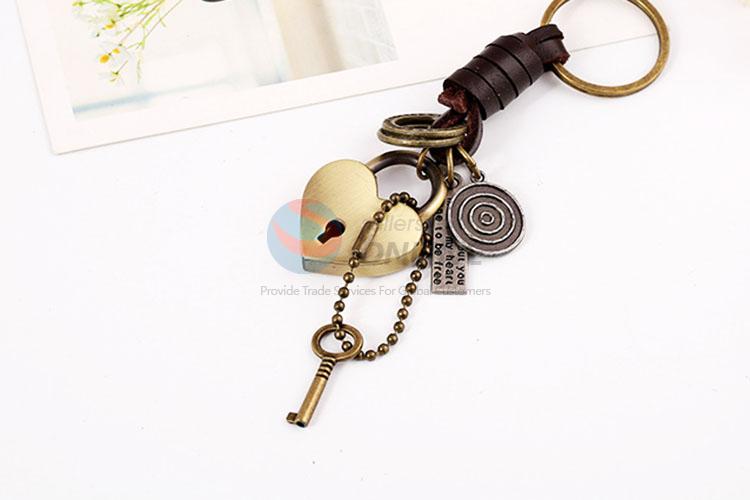 Zinc Alloy Key Chain/Key Ring with Heart