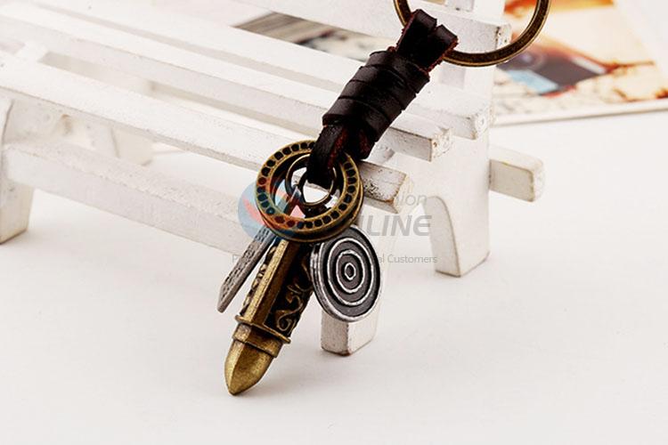 Zinc Alloy Key Chain/Key Ring with Bullet