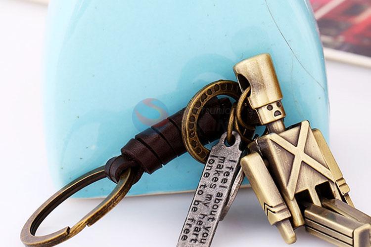 Zinc Alloy Key Chain/Key Ring with Robot