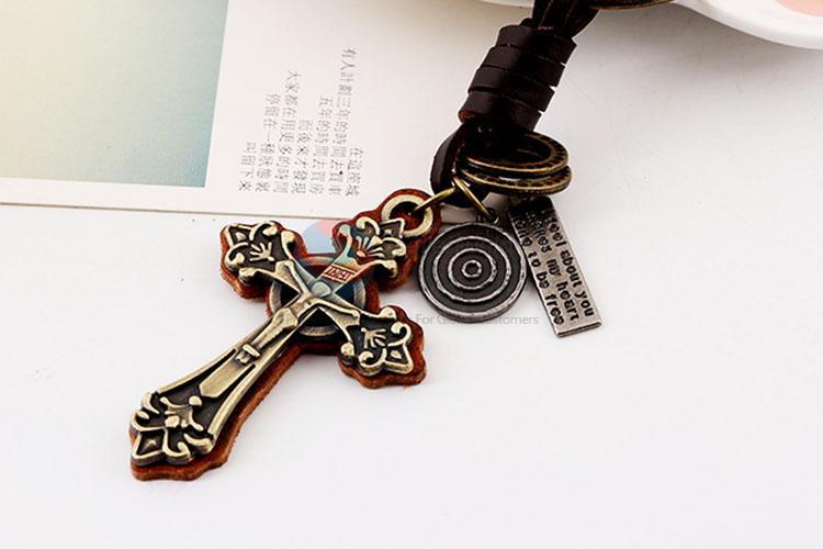 Zinc Alloy Key Chain/Key Ring with Cross