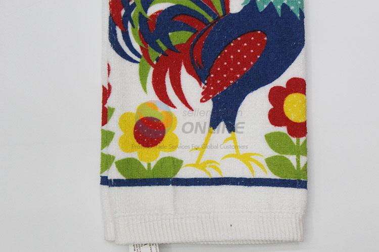 Good Quality Chicken Printed Tea Towel with Low Price