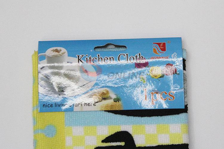 Microfiber kitchen cleaning towel standard tea towel