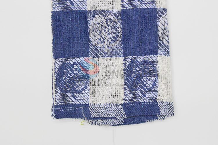 Promotion Cheap Cotton Blue Grids Tea Towel