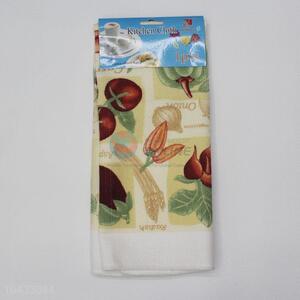 Cheap Vegetable Printing Fiber Tea Towel