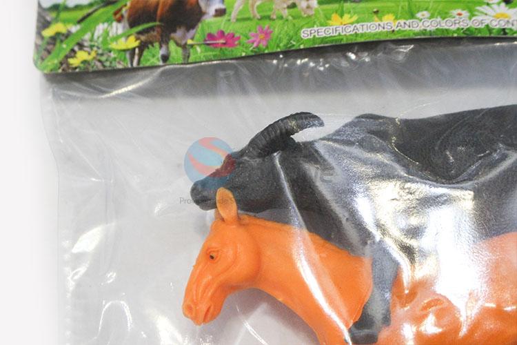 Delicate Design 3 pcs Plastic Toy Animal for Decoration