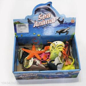 Best Sale 12 pcs Sea Animal Plastic Toy for Kids