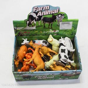 Top Sale Animal Model Toys 12 pcs Simulation Animal Set