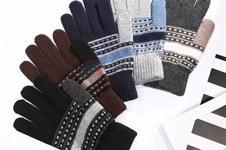 Knitting Wool Gloves for Men