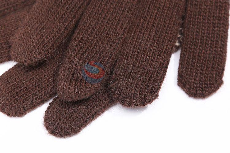 Fashion Knitting Wool Gloves for Men