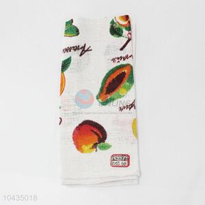 Fruit printed kitchen hanging tea towel