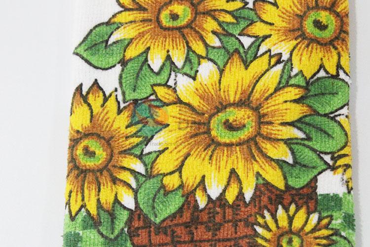 Sunflower printed kitchen towel/hand towels