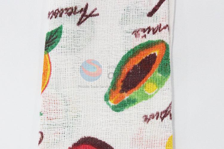 Fruit printed kitchen hanging tea towel