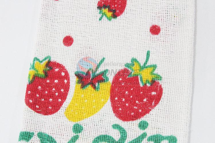 Strawberry printed kitchen hand towel