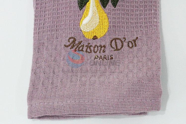 High quality tea towels embroidery cheap tea