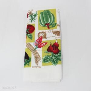 Wholesale Manufacturer Microfiber Vegetable Pattern Tea Towels