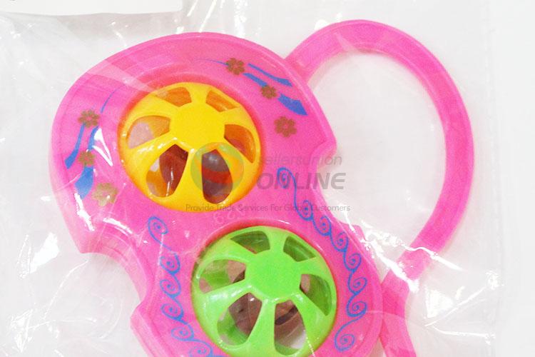 Guitar Shaped Plastic Baby Rattle Shaker Toys for Promotion