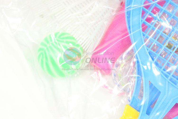 Wholesale Low Price Plastic Toys 1 Pair Of Tennis Set+Rope