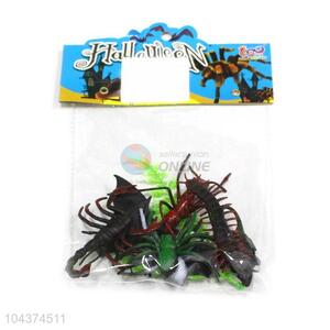 Hot Sale 8 Pieces Plastic Halloween Series Solid Animal Toy Set