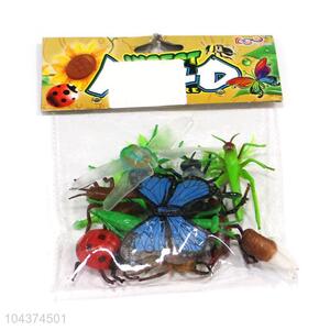 Custom 10 Pieces Simulation Insect Series Animal Model Toy Set