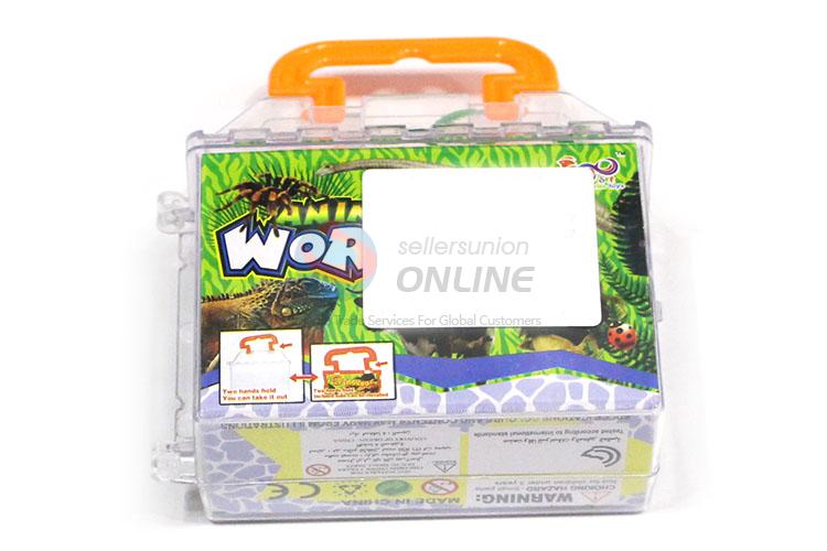 Best Quality Plastic Simulation Solid Wild Animal Model Toy Set