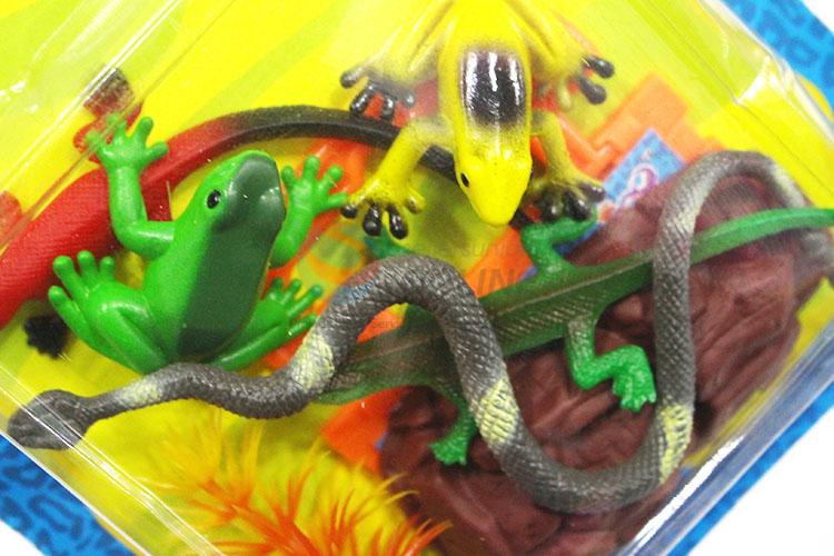 Wholesale Simulation Animal Toy Solid Reptile Animal Model Toy Set