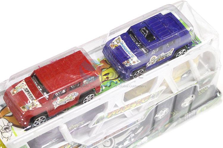 Best Quality Inertial Towing Vehicle With Free-Wheel Vehicle And Hummer Toy Car Set