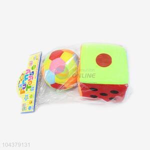 Normal best good 2pcs dice/ball shape toy set