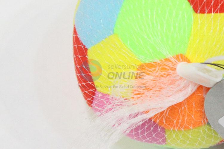 Low price colorful cloth ball toy