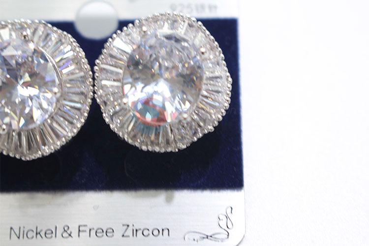 Hot sale fashion design zircon ear stub