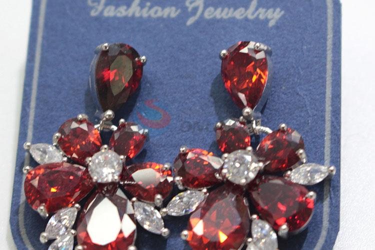 Popular promotional zircon earring