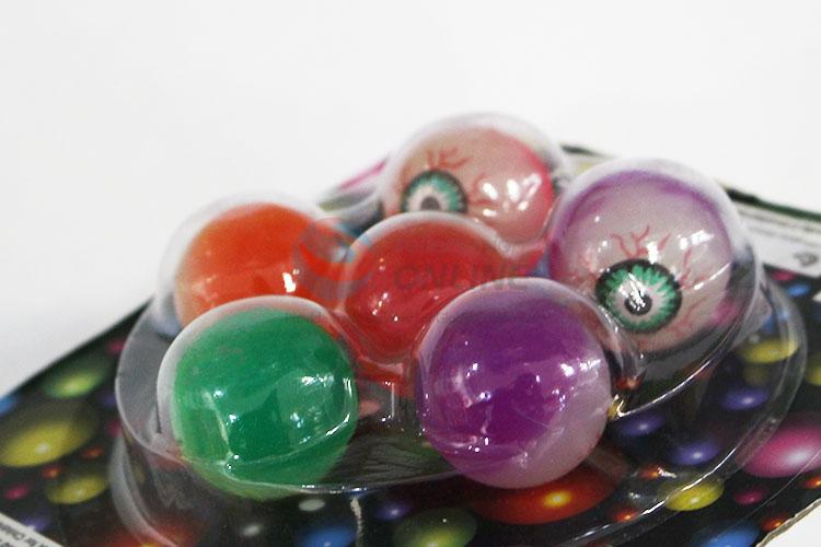 6粒Eyes Bouncy Balls/Rubber Balls Toys Set