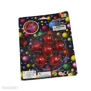 Basketball Bouncy Balls/Rubber Balls Toys Set