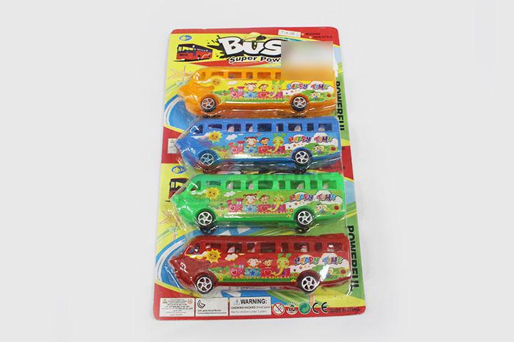 Cheap Pull-back Single Layer Bus Toy