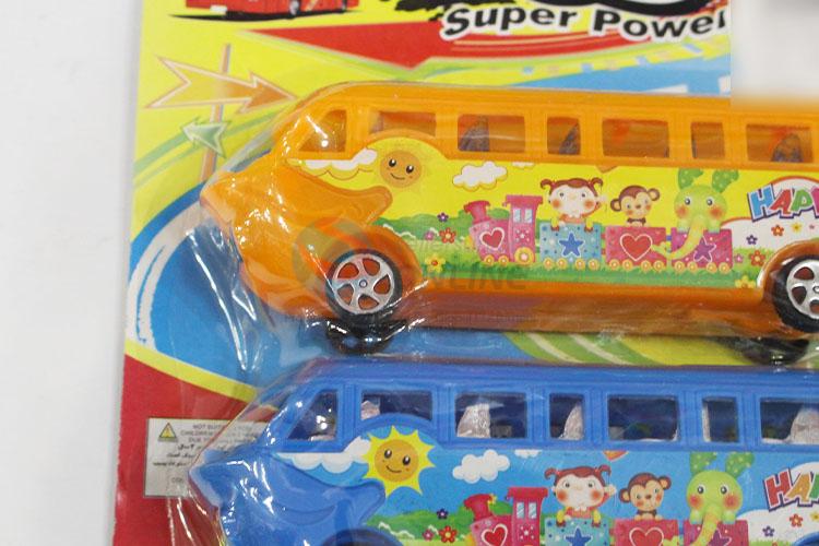 Cheap Pull-back Single Layer Bus Toy