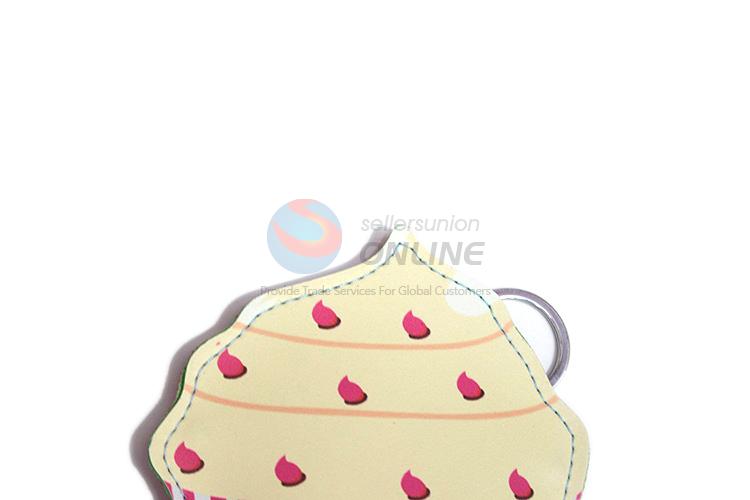 New style beautiful pvc cupcake printing coin bag