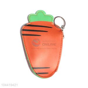 Best selling pvc carrot printing coin bag