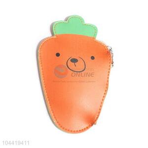 Made in China cheap pvc carrot printing coin bag