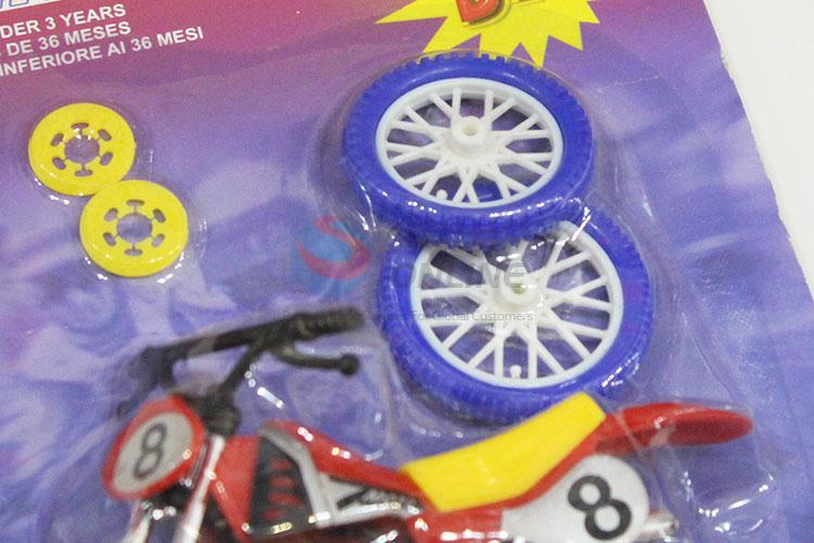 Custom Design Cheap Motorcycle Vehicle Set Toys +Wheels Toys