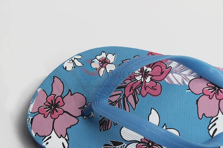 Fancy design hot selling priting flip flops for women