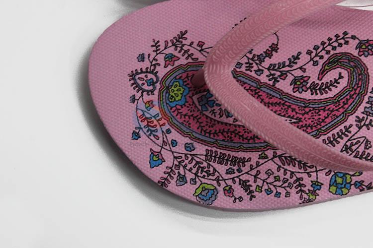 Low price new arrival priting flip flops for women