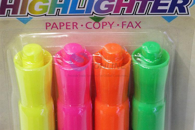 China Manufacturer Plastic Highlighters Set