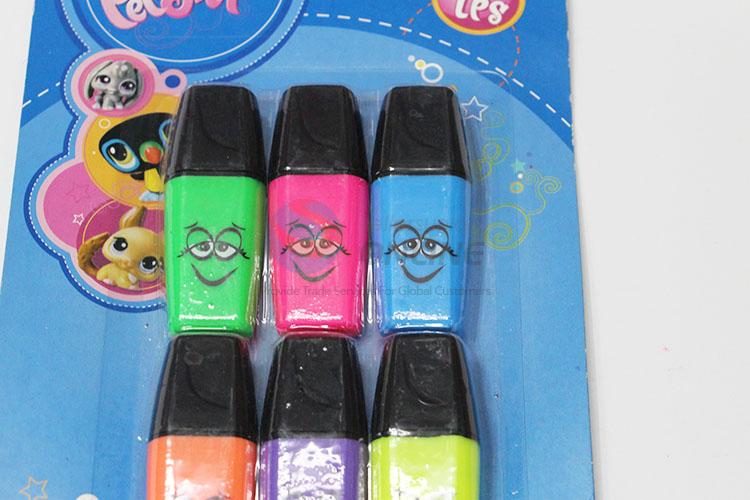 Wholesale Popular Plastic Highlighters Set