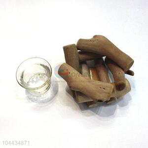 Bottom price nice design wooden candleholder