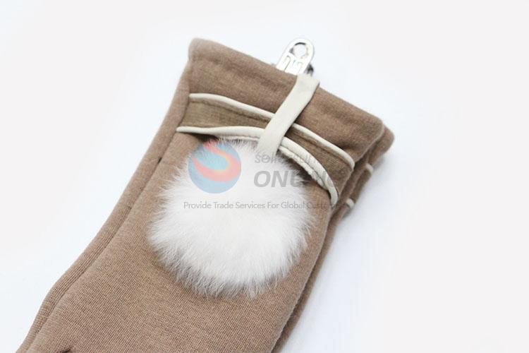 Factory Price Winter Women Warm Mitten Fashion Gloves