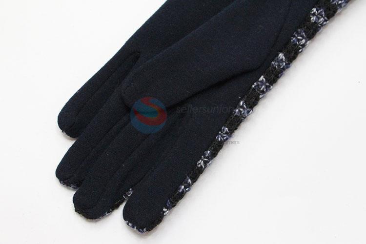 Delicate Design Fashion Winter Warm Soft Women Gloves