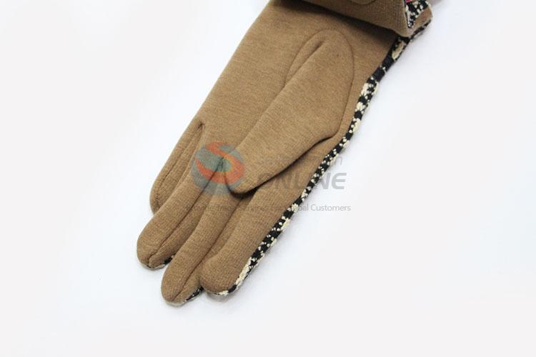 China Factory Winter Women Warm Mitten Fashion Gloves