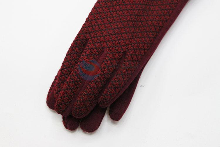 Popular Promotional Female Gloves Women's Winter Outdoor Full Fingers Mittens Glove