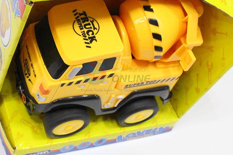 Cheap cute mixer truck shape toy car