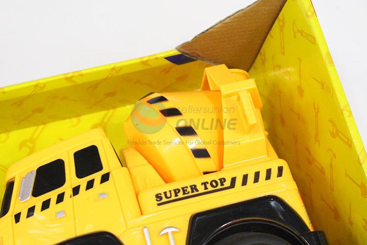 Cheap cute mixer truck shape toy car