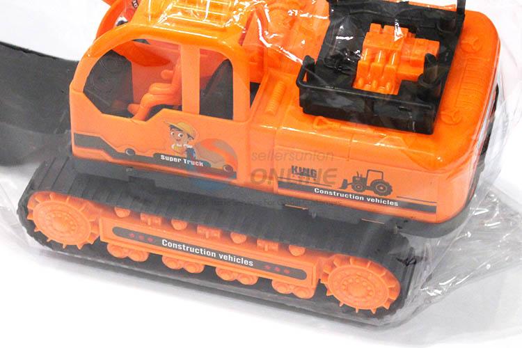 Best Price Hand Cranking Inertia Excavator Plastic Toy Car